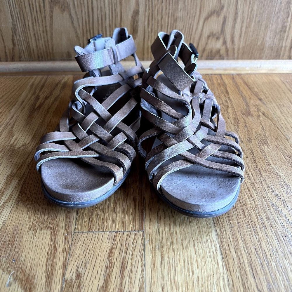 Antelope Brown Strappy Gladiator Sandals